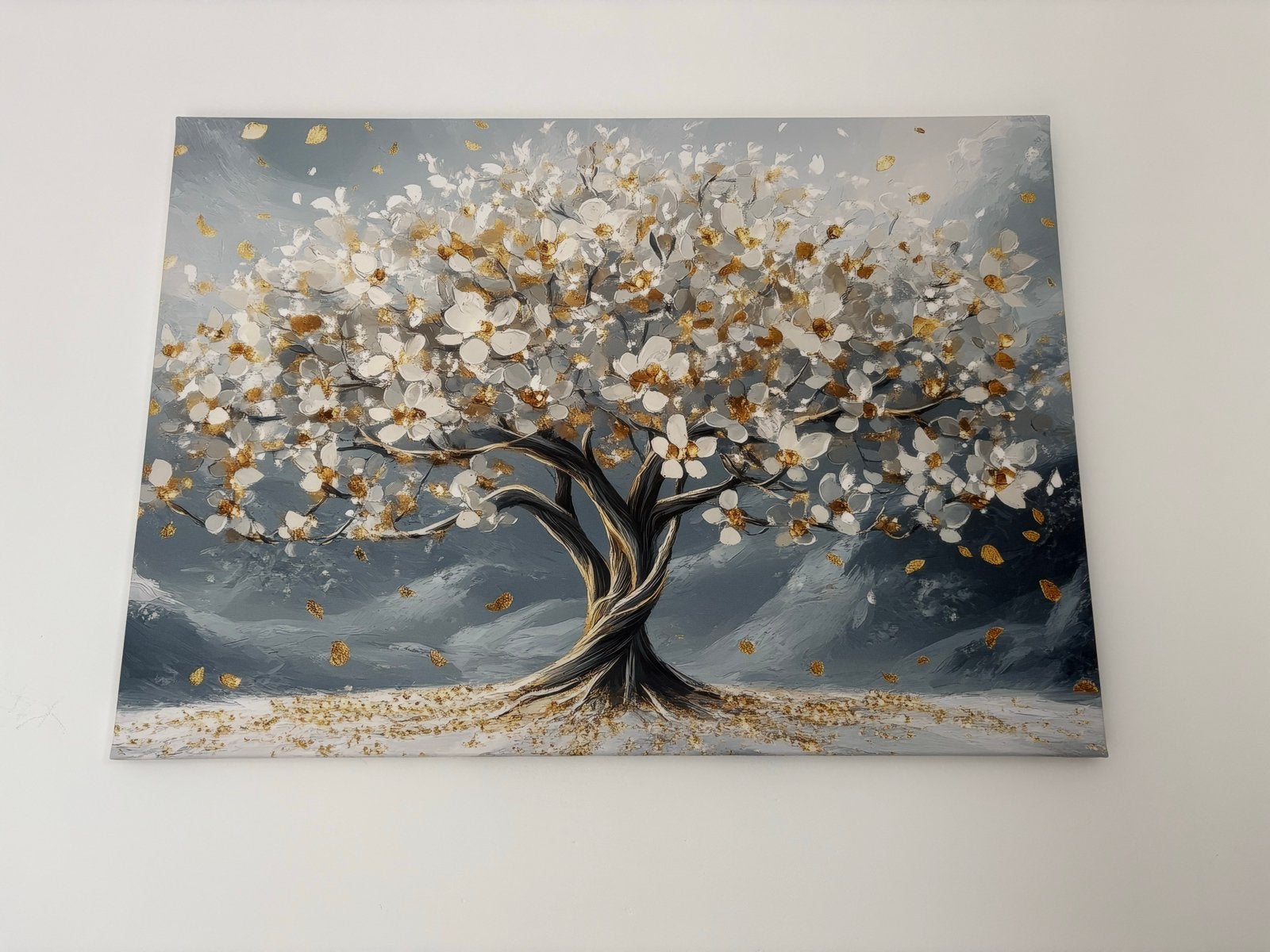 Schilderij 'Levensboom' van Rocio Rodriguez, 70x50 cm, Ophalen, Doek, Realistisch, Handgeschilderd