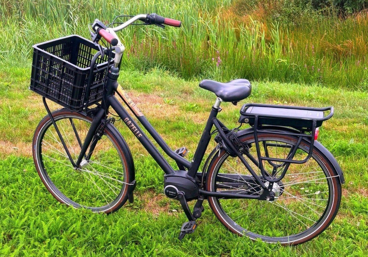 Elektrische Gazelle Heavy Duty BOSCH, Ophalen, Zo goed als nieuw, 51 tot 55 cm, 50 km per accu of meer