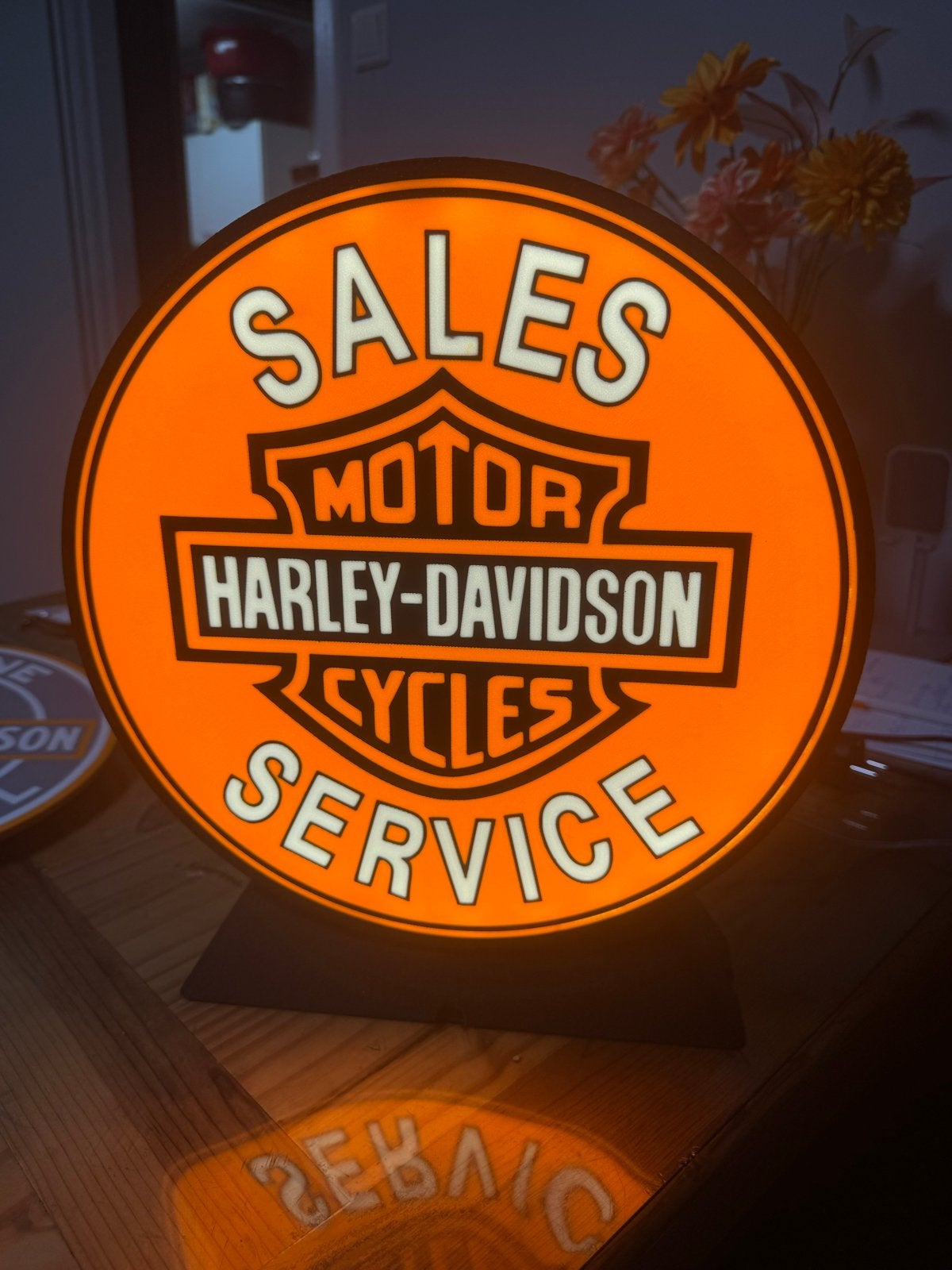 Harley-Davidson Lightbox Staand - Sales & Service, Ophalen of Verzenden