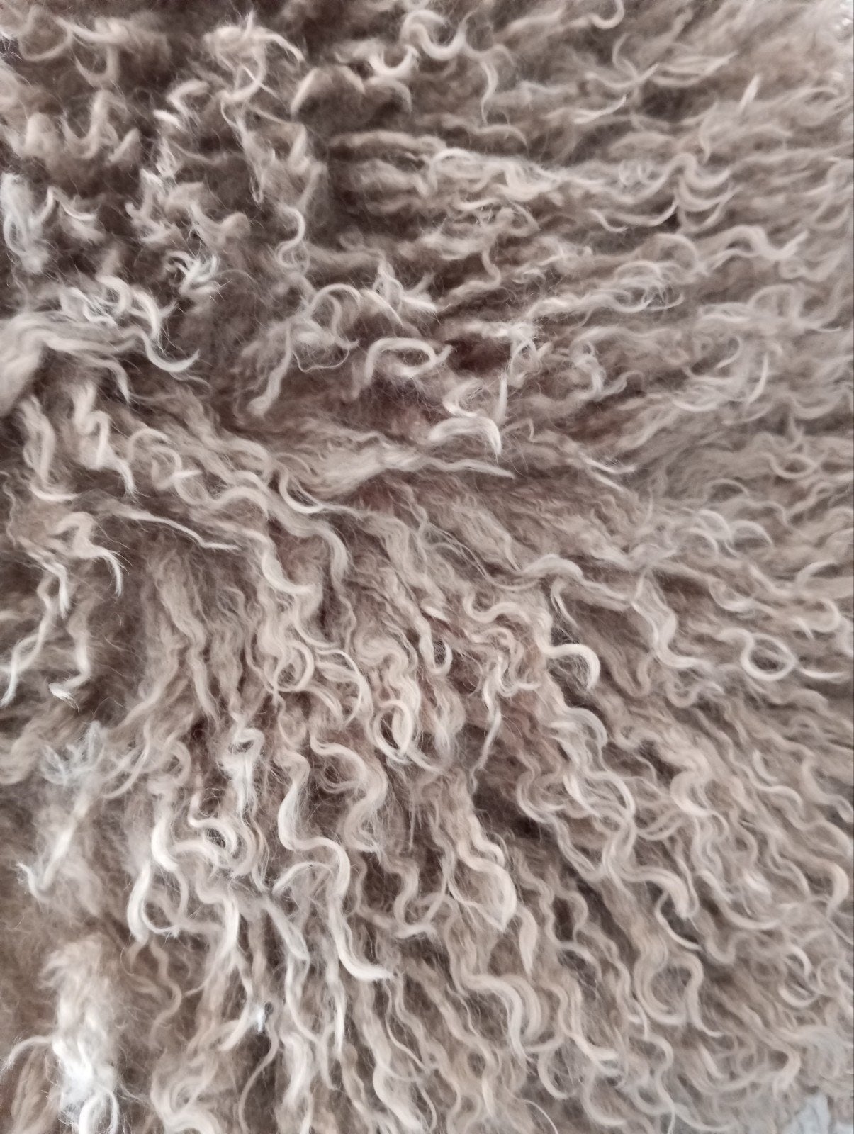 mooi fake fur kussen 50/50, Ophalen of Verzenden, Nieuw, Beige, Vierkant