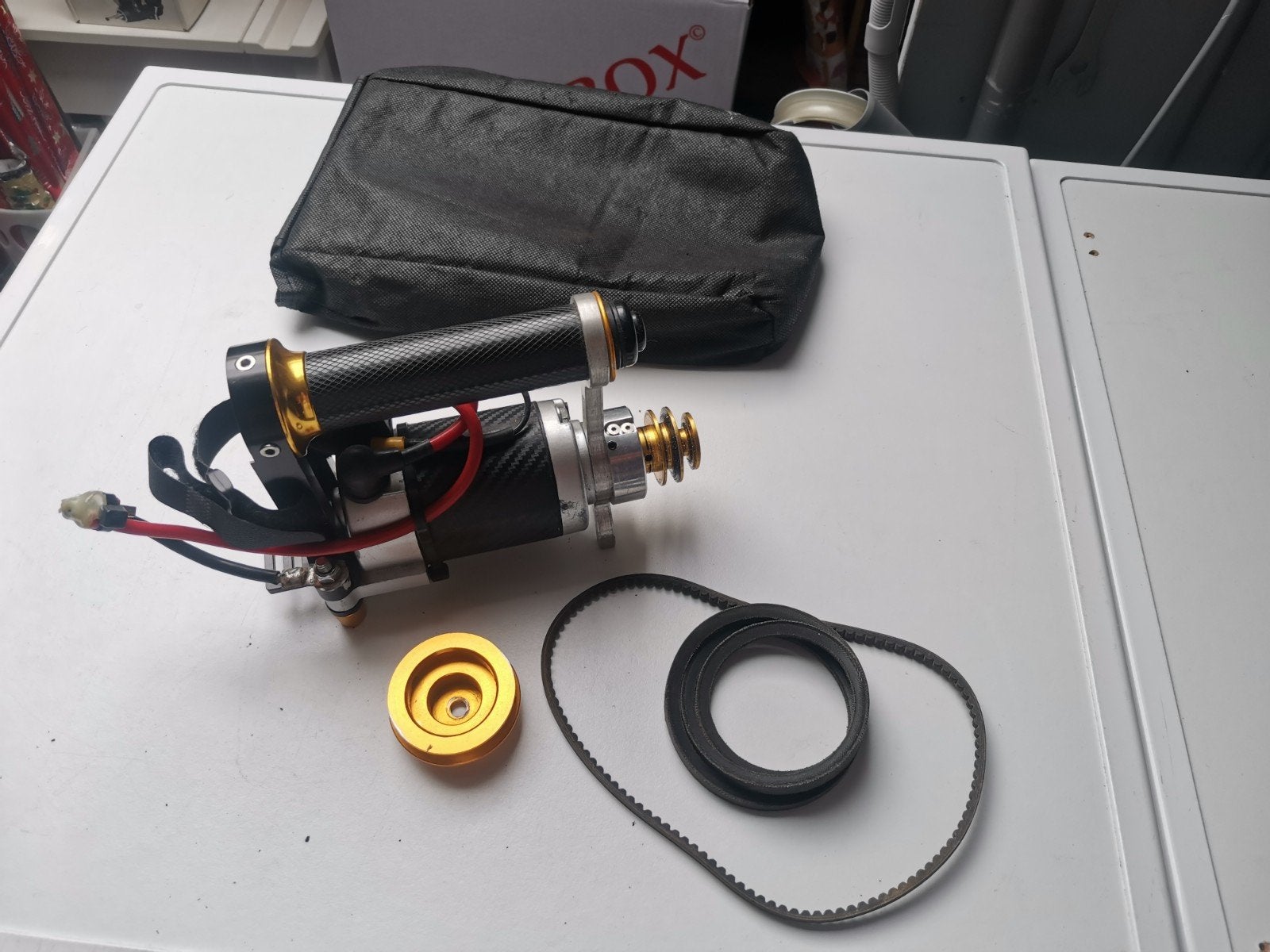 Nitro en benzine starter voor RC boten, Ophalen of Verzenden, Gebruikt