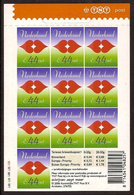 Nederland NVPH nr V2483 postfris Liefde 2006, Postzegels en Munten, Postzegels | Nederland, Ophalen of Verzenden, Na 1940, Postfris
