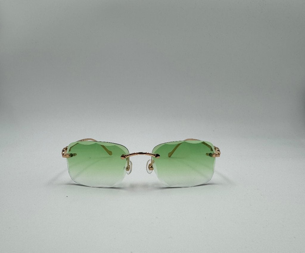 Cartier panter bril groen, Overige merken, Nieuw, Ophalen of Verzenden, Groen