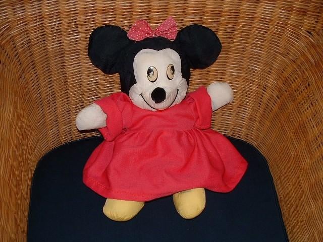 DISNEY MUIS MINNIE MOUSE PARACHUTESTOF ZWART MET, Ophalen of Verzenden, Nieuw, Overige typen