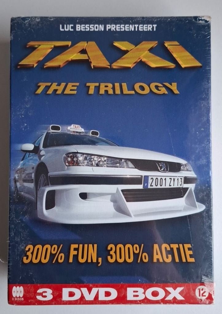 TAXI The Trilogy 3-DVD Box. (100% Nieuw), Vanaf 12 jaar, Ophalen of Verzenden, Nieuw in verpakking, Actie