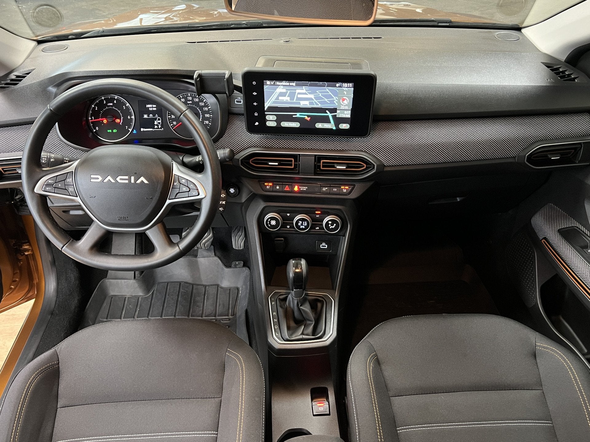 Dacia SANDERO Stepway 1.0 TCe 90 Automaat | Navi | Dode hoek, Auto's, Dacia, Dealer onderhouden, Stof, Zwart, Overige kleuren