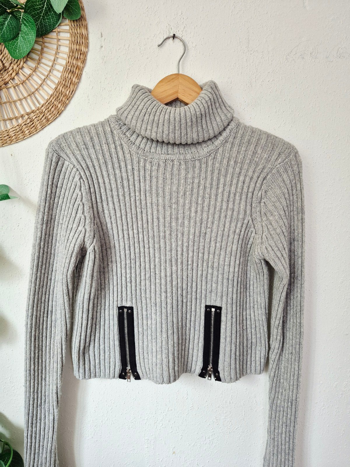 Jean Paul Gaultier korte trui met ritsjes S/M, Verzenden, Zo goed als nieuw, Jean Paul Gaultier, Maat 36 (S)