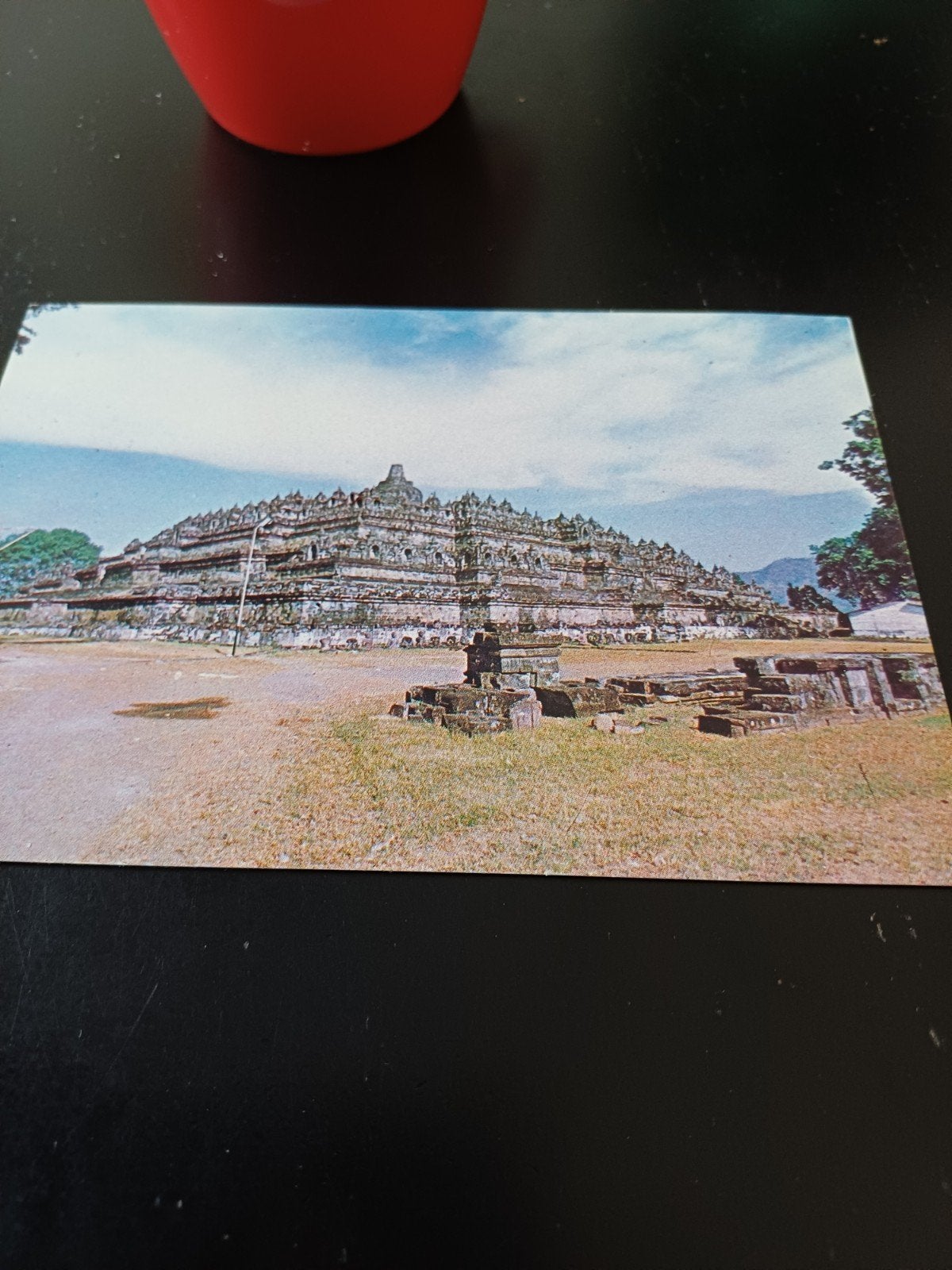 ansichtkaart Indonesië Borobodur ongelopen, Verzamelen, Ophalen of Verzenden, 1980 tot heden, Buiten Europa
