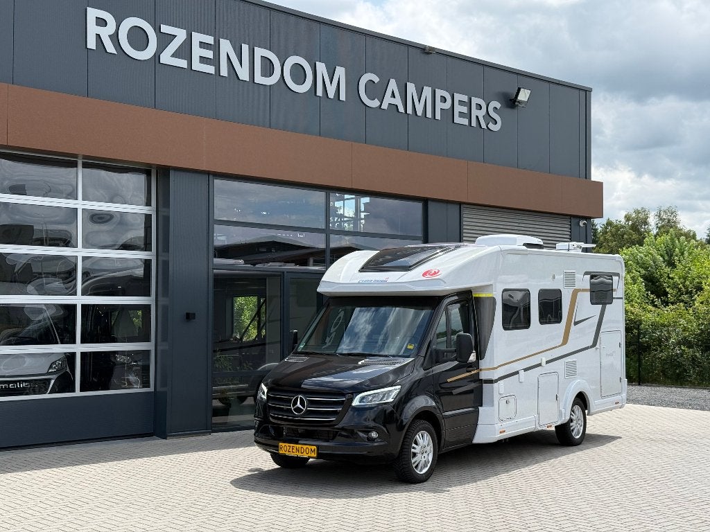 Eura Mobil 696 EB * 2023 * Enkele bedden * MB * ALDE * Airco, Caravans en Kamperen, Automaat, Vloeistofverwarming, 7 tot 8 meter