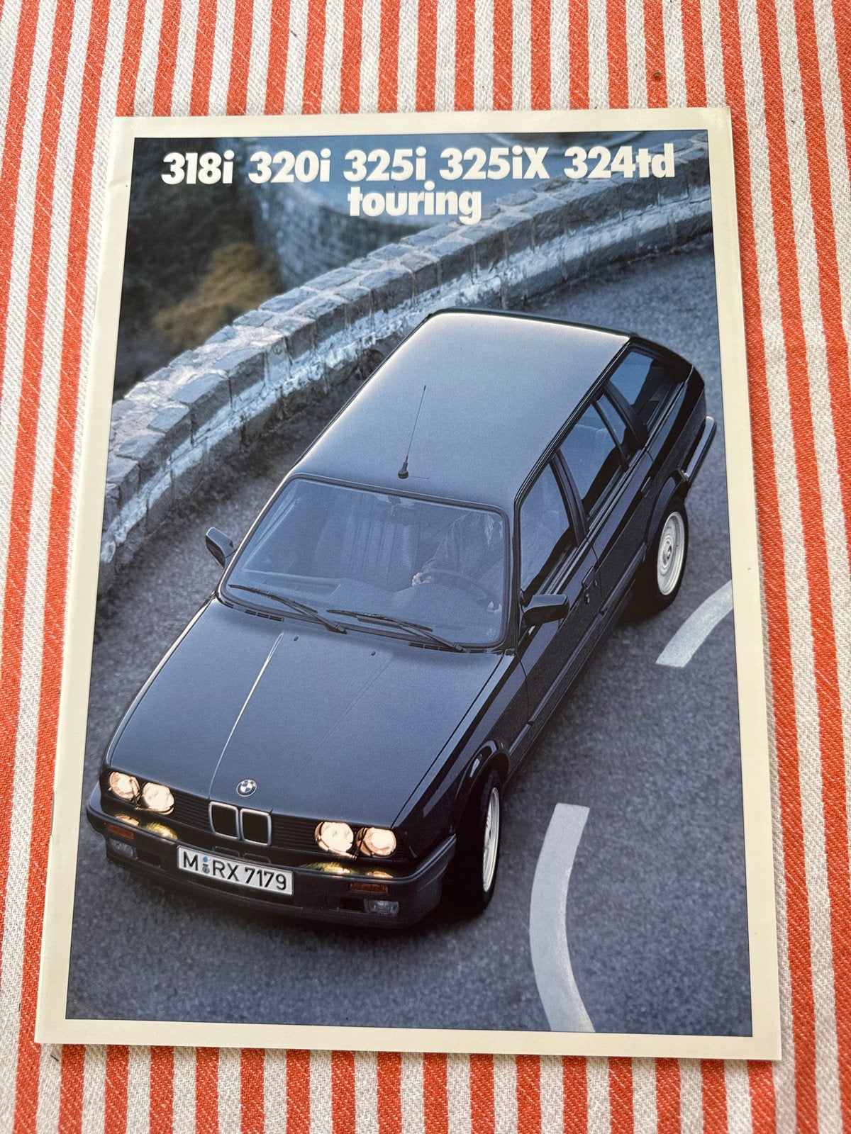 BMW 3 Serie Touring Brochure 1989 - 34 pagina's Nederlands, Ophalen of Verzenden, Gelezen, BMW