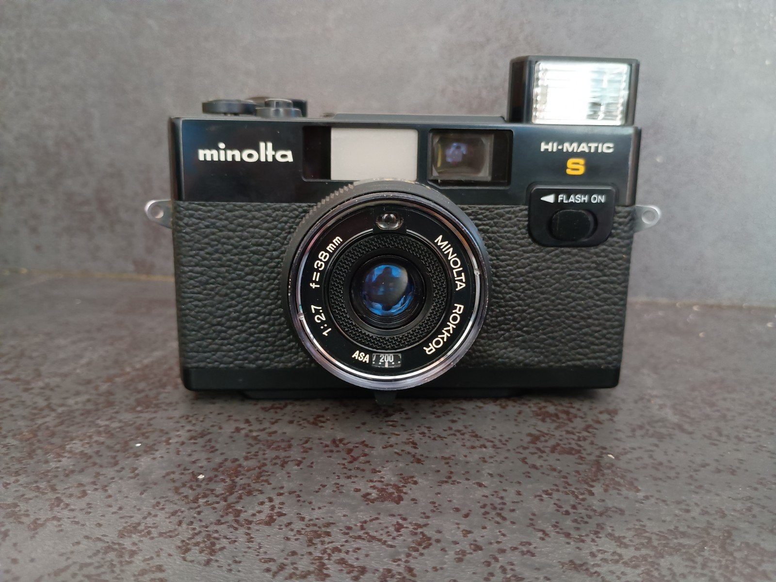 Minolta Hi-Matic S Analoge Camera – Werkend, Ophalen of Verzenden, Compact, Minolta
