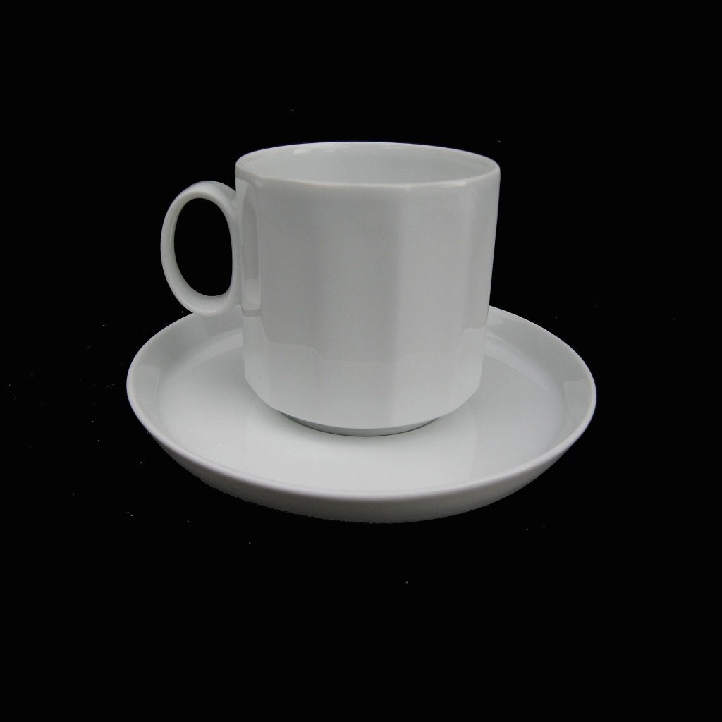 Koffiekop en schotel Rosenthal Studio Line Polygon, Verzenden, Zo goed als nieuw, Overige stijlen, Kop(pen) en/of Schotel(s)