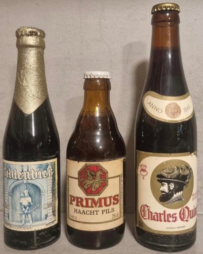 Vintage Haacht bierset - 2x <'87, 1x '87, Ophalen of Verzenden, Zo goed als nieuw, Glas of Glazen, Overige merken