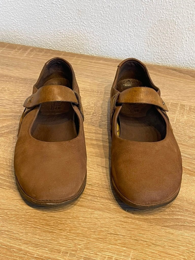 Timberland Earthkeepers Ballerina's MT 39 Cognac Nubuck, Bruin, Tim, Zo goed als nieuw, Timberland