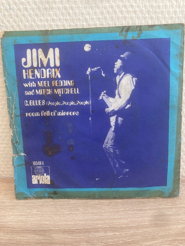 Jimi Hendrix c.blues room full of mirrors Spain single, Ophalen of Verzenden, Gebruikt, 7 inch, Pop