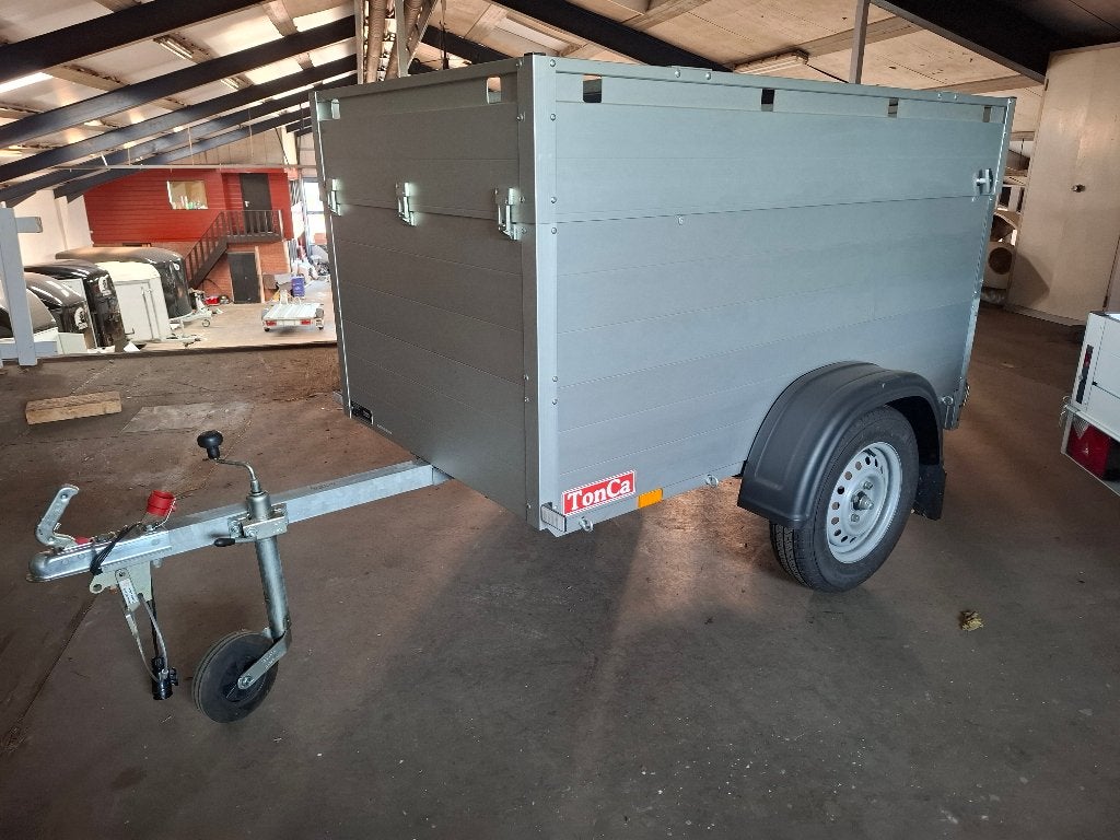 TonCa/Anssems aluminium bagagewagen (gesloten aanhangwagen), Auto diversen, Aanhangers en Bagagewagens, Ophalen, Zo goed als nieuw