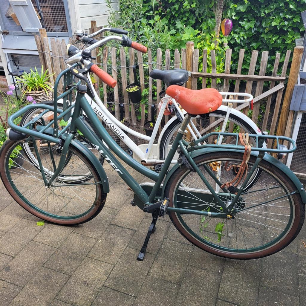 Twee gebruikte damesfietsen, Fietsen en Brommers, Fietsen | Dames | Damesfietsen, Ophalen, Gebruikt, Overige merken