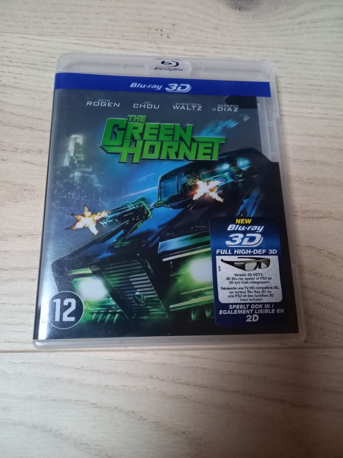 The Green Hornet 3D blu ray, Ophalen of Verzenden, Zo goed als nieuw