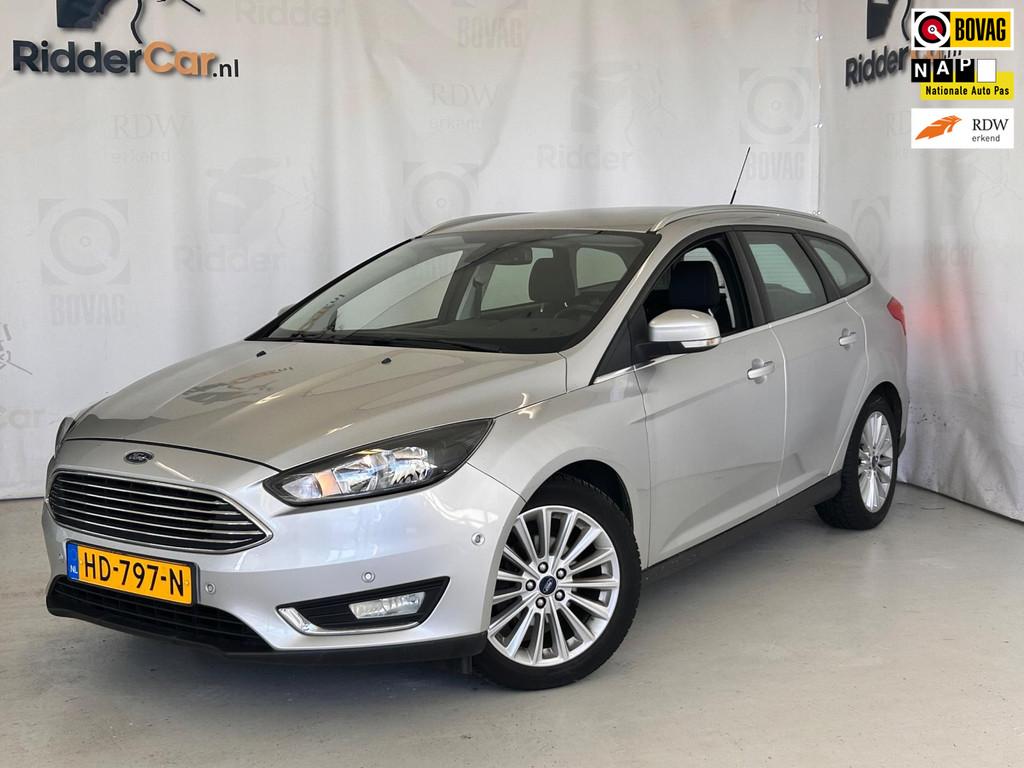 Ford Focus Wagon 1.0 Titanium Edition|NAP|NAVI|CRUISE|AIRCO|, Auto's, 125 pk, Gebruikt, Euro 6, Origineel Nederlands