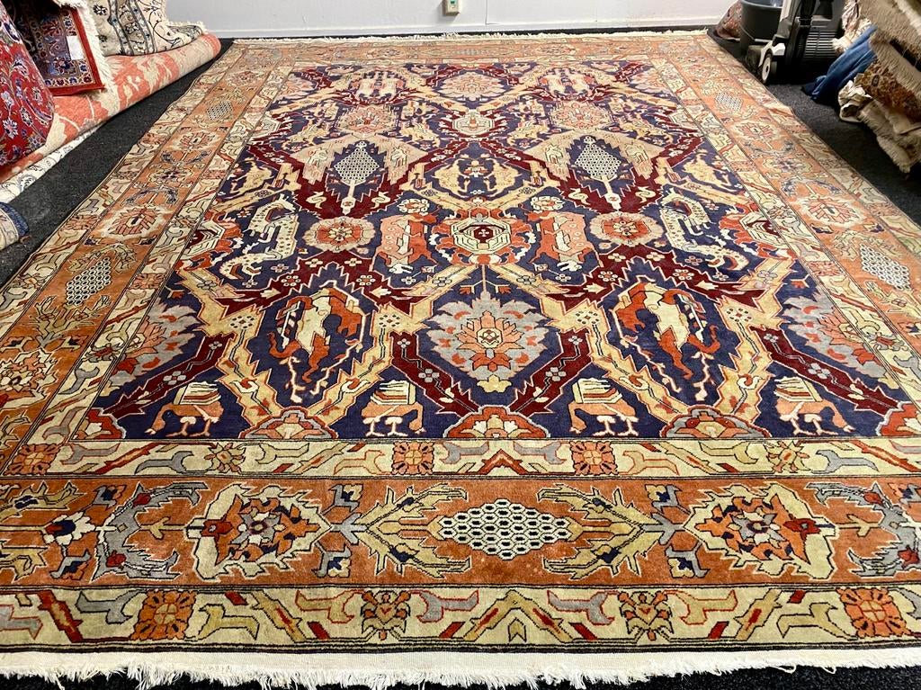 handgeknoopt  oosters tapijt 340x255cm, Gebruikt, ., 200 cm of meer, Ophalen of Verzenden