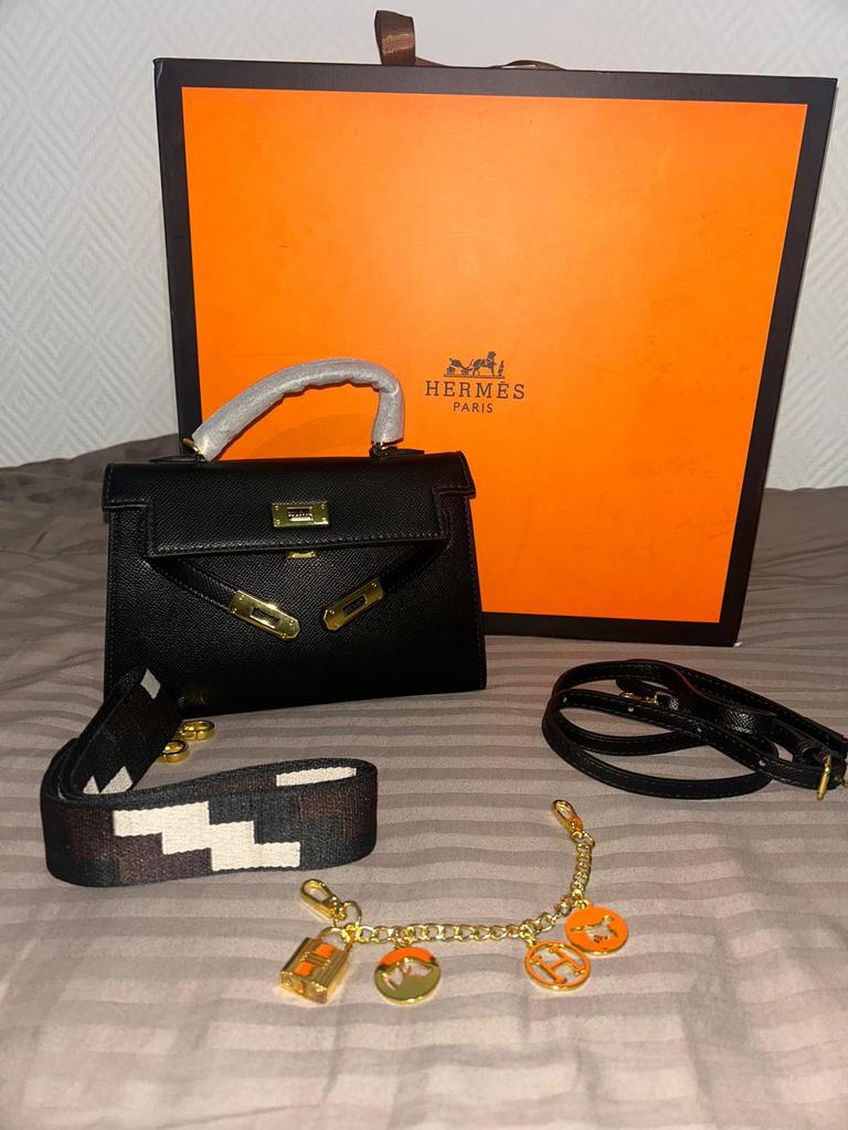 Nieuwe leren zwarte tas, Ophalen of Verzenden, Nieuw, Zwart, Leer