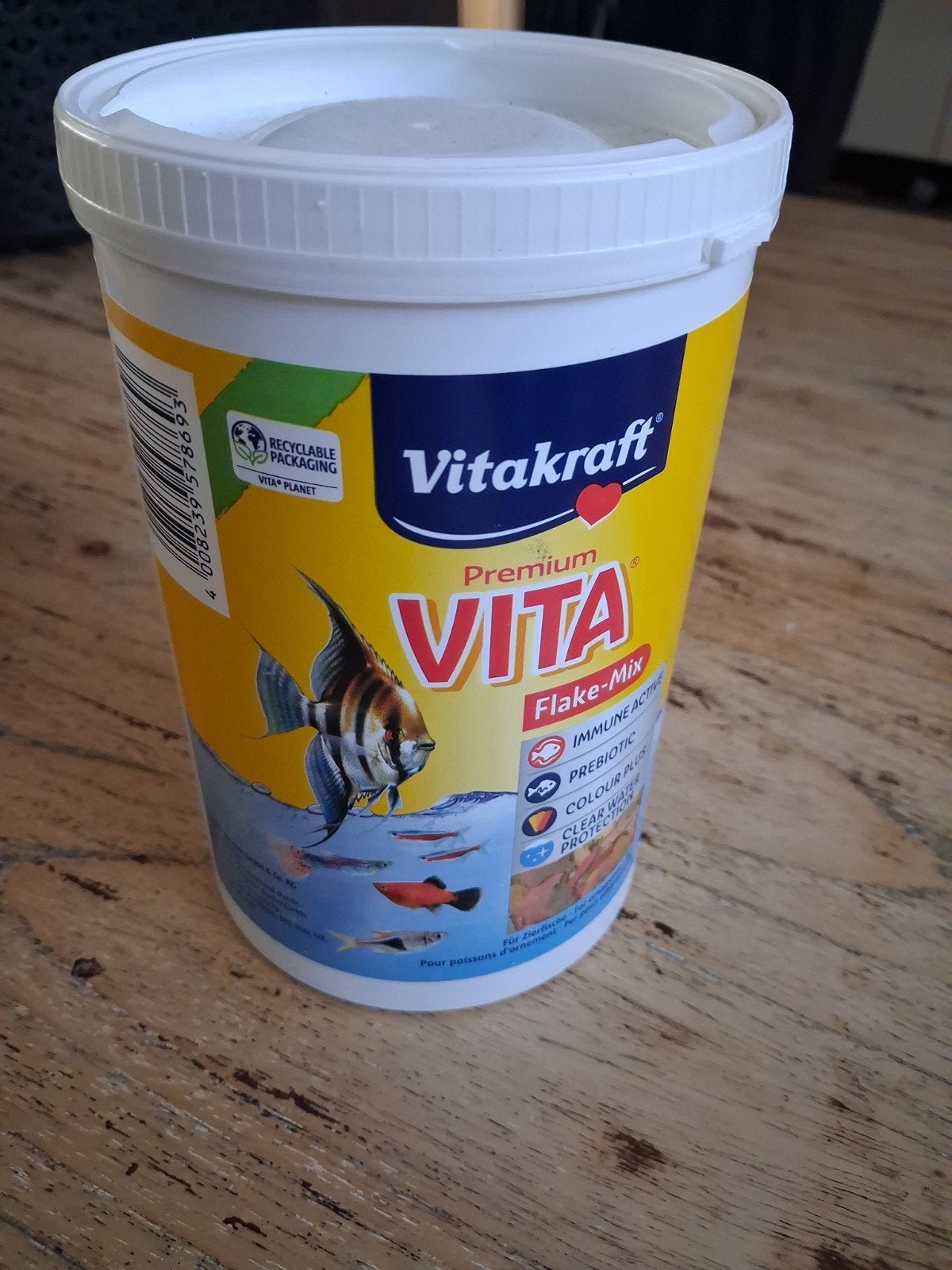 2 nieuwe potten visvoer. 1000 ML Vitakraft, Verzenden, Nieuw, Overige typen, Overige merken
