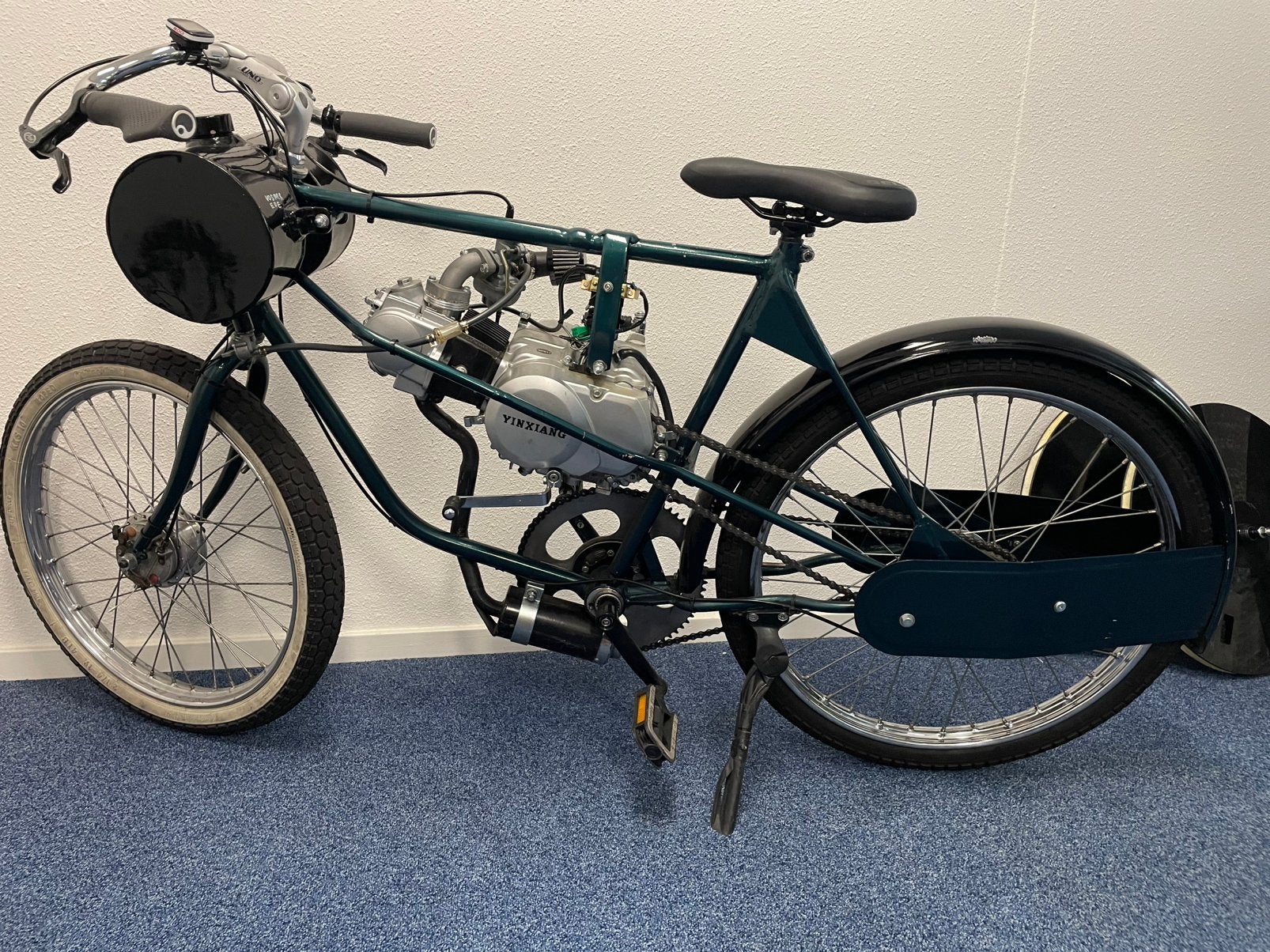 Derny 4 takt, Carbon, Meer dan 20 versnellingen, 53 tot 57 cm, Ophalen