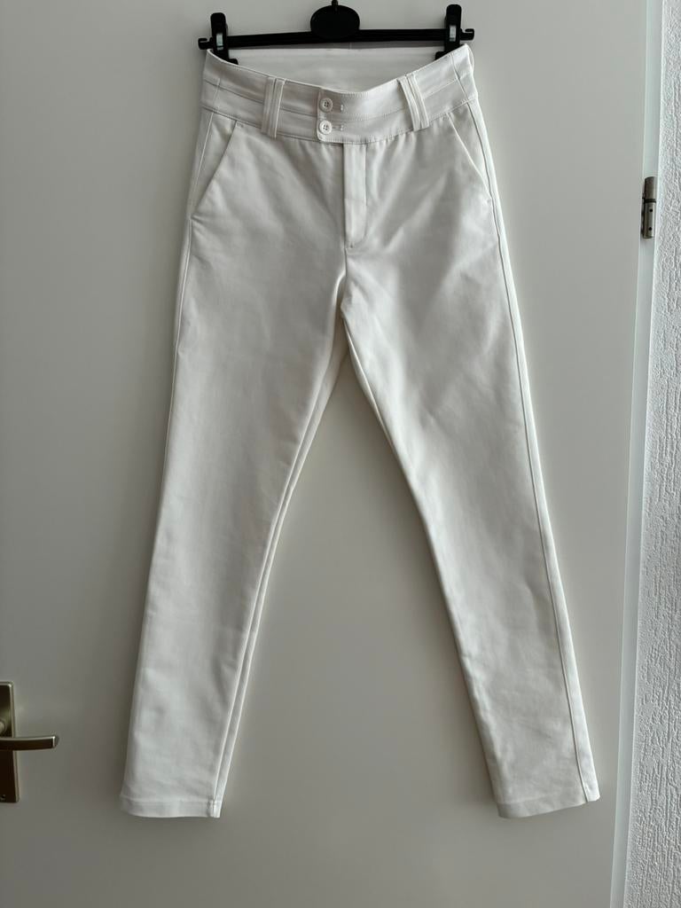 Broek ( ZIZO ), Ophalen of Verzenden, Zo goed als nieuw, Wit, Lang