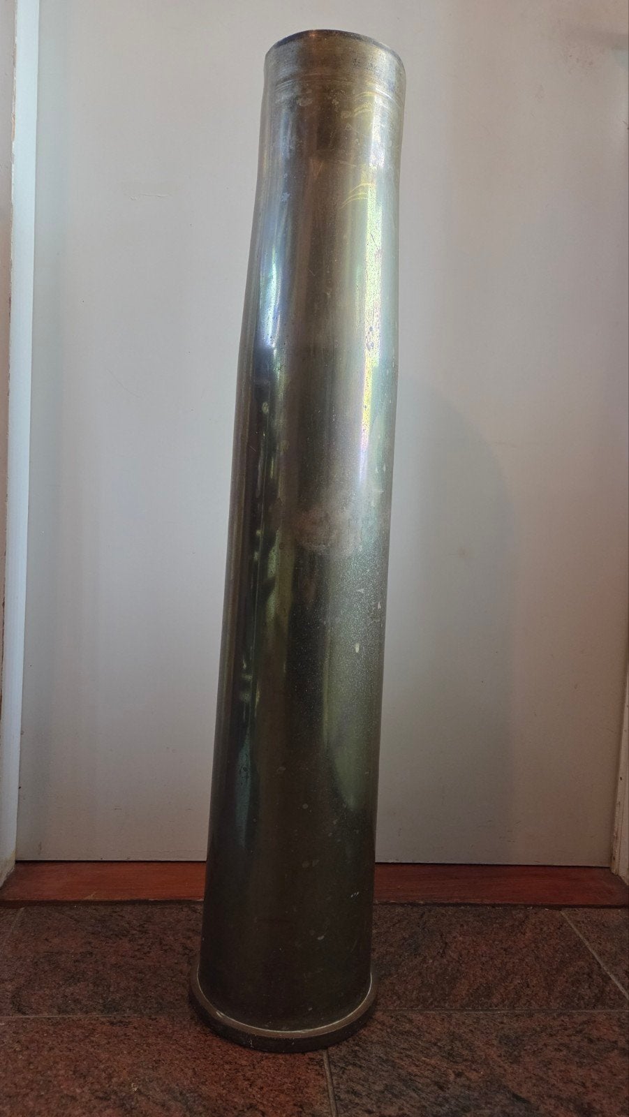 Grote koperen granaathuls / marinehuls (83,5 cm ), Verzamelen, Ophalen, Engeland, Hulzen of Bodemvondsten