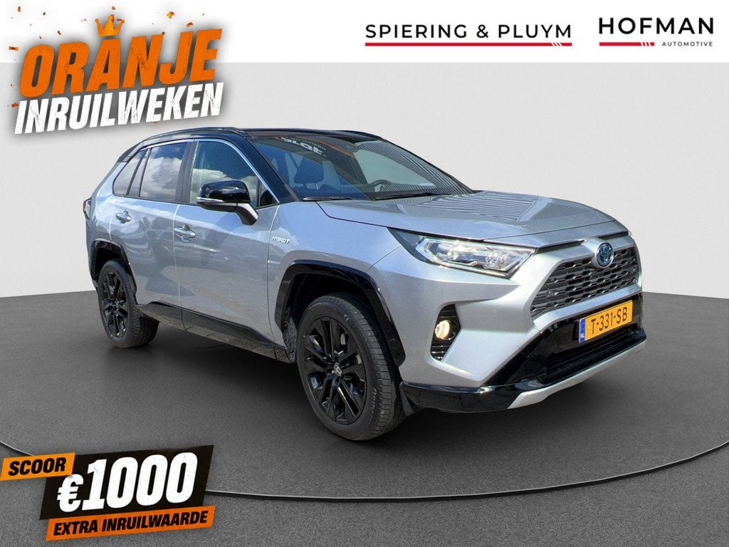 Toyota RAV4 2.5 Hybrid Bi-Tone | Pano | RCTA | H. Leder | Ca, Auto's, Toyota, Bedrijf, Te koop, Rav4, 360° camera, ABS, Achteruitrijcamera
