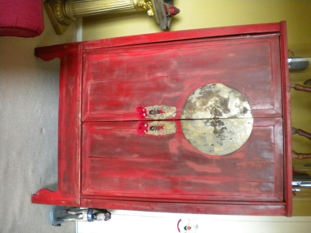 chinese kast, Huis en Inrichting, Kasten | Wandmeubels, Ophalen, Minder dan 150 cm, 150 tot 200 cm, Overige houtsoorten