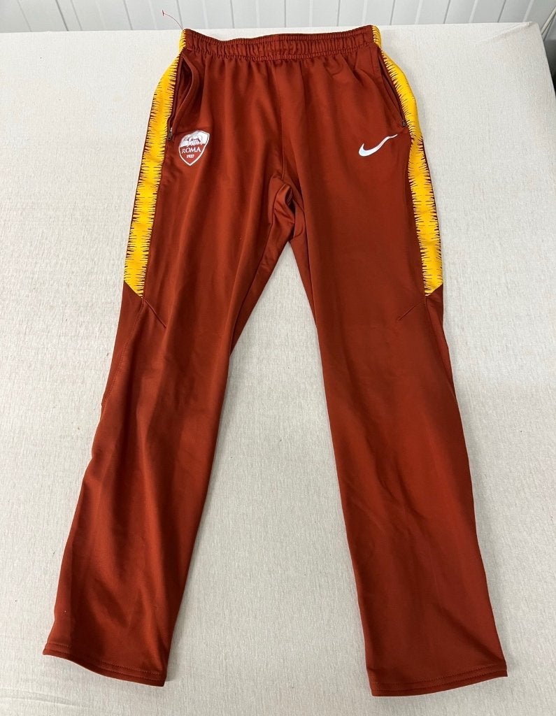 Roma Trainingsbroek Dry Squad Bruin-Goud voetbal 2018-2019, Maat XL, Ophalen of Verzenden, Zo goed als nieuw, H
