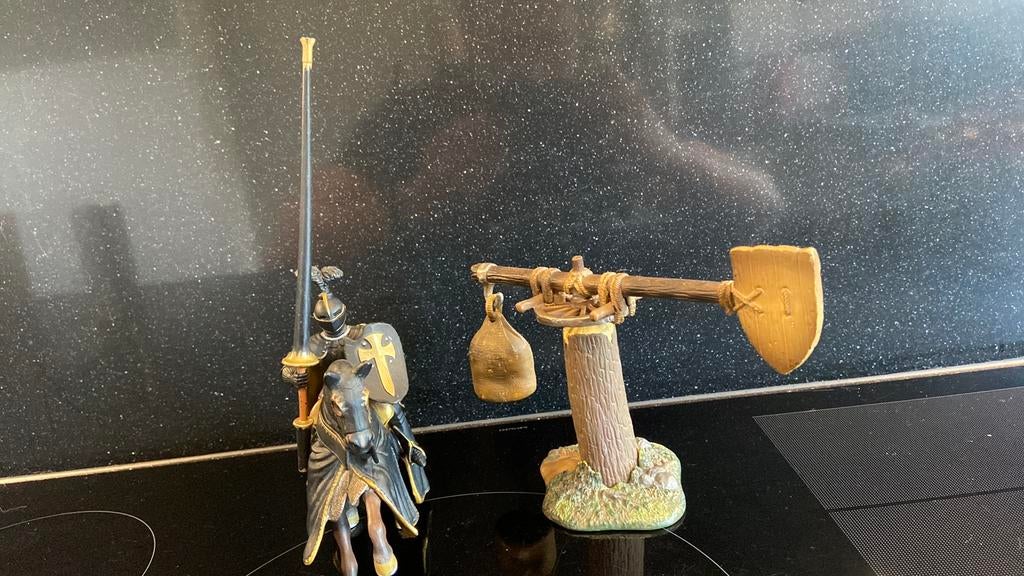 Schleich World of Knights: Toernooi ridder met Rolandsgalge, Verzamelen, Poppetjes en Figuurtjes, Zo goed als nieuw, Ophalen of Verzenden
