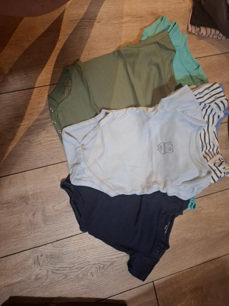 16 Rompers met en zonder mouw, Ophalen of Verzenden, Gebruikt, Diverse, Jongetje of Meisje