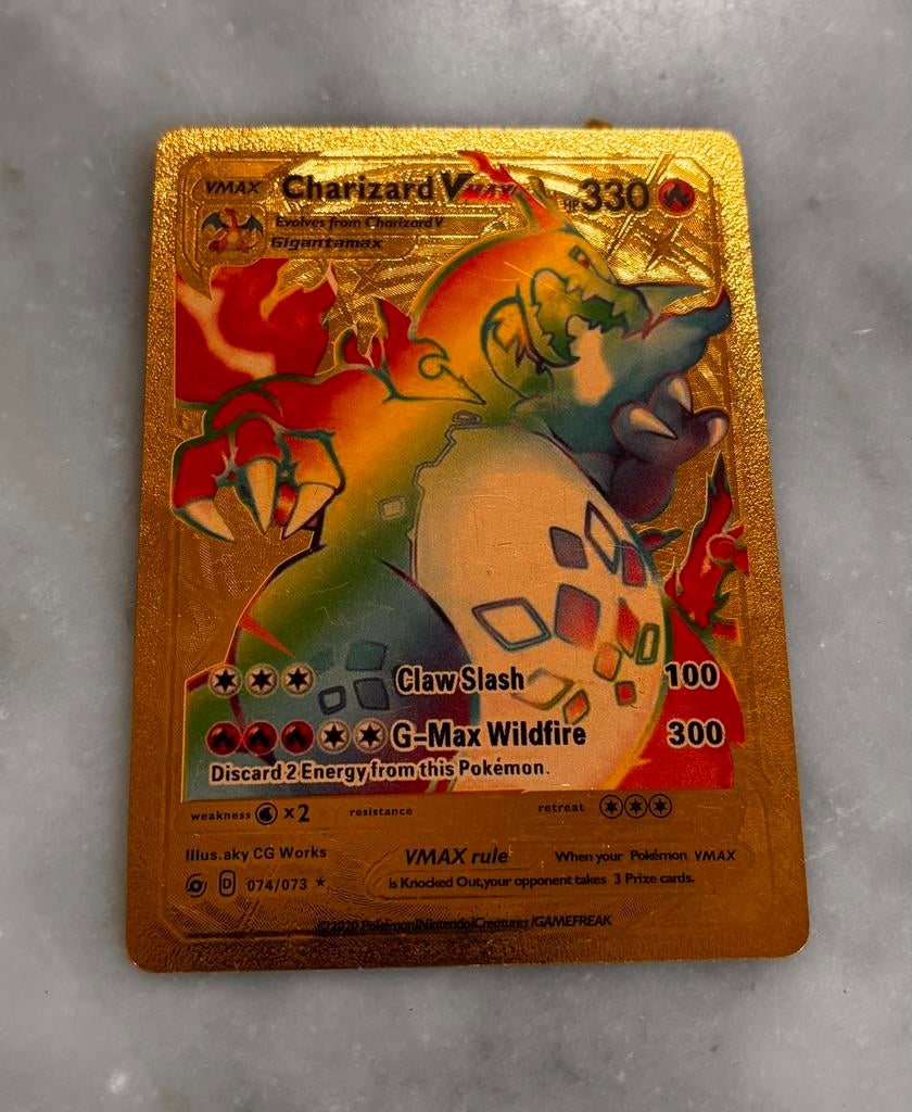 Pokemonkaart Vmax (charizard HP 330), Ophalen, Gebruikt