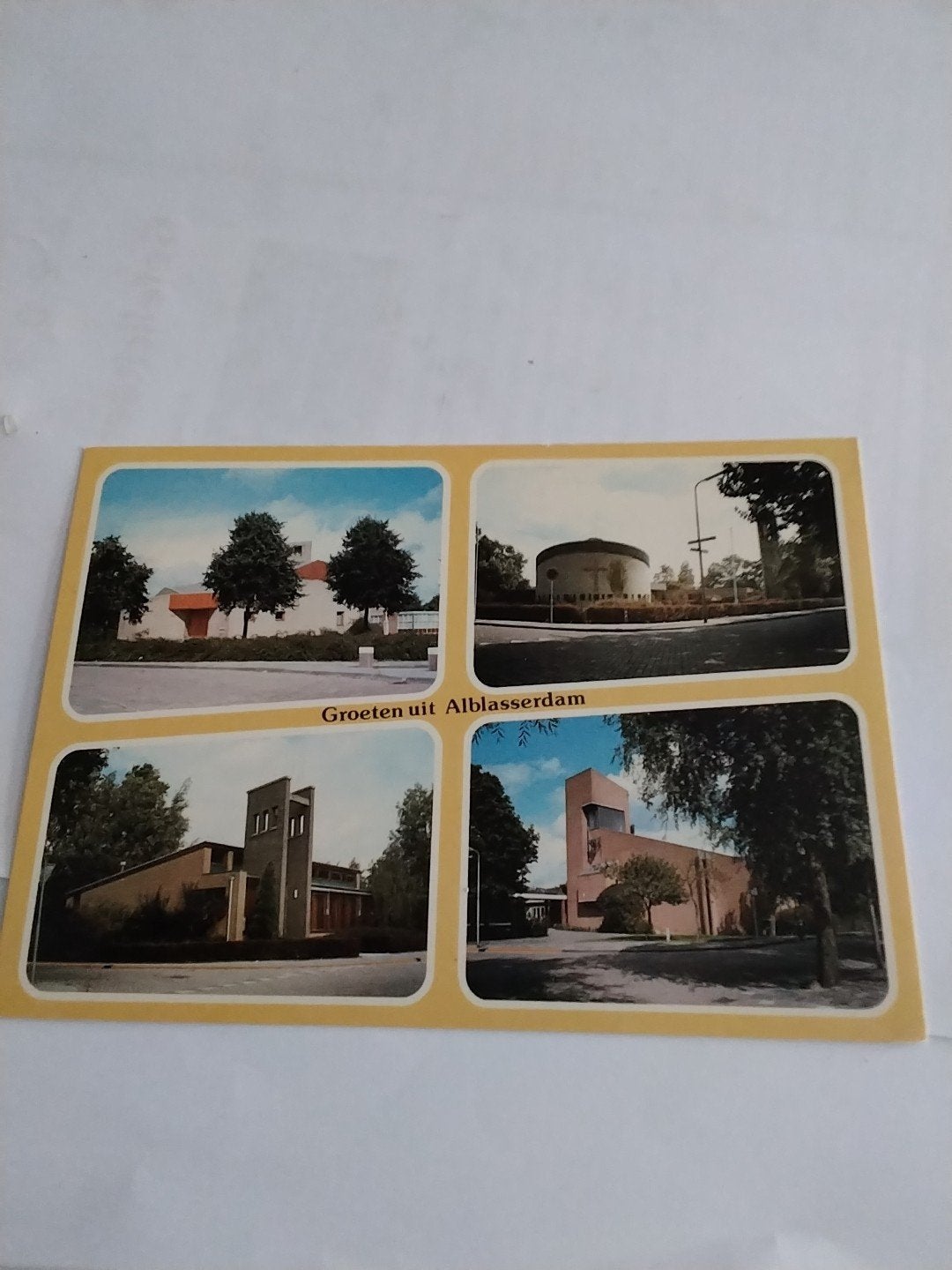 Ansichtkaart Groeten uit Alblasserdam - Kerken, Verzamelen, Ophalen of Verzenden
