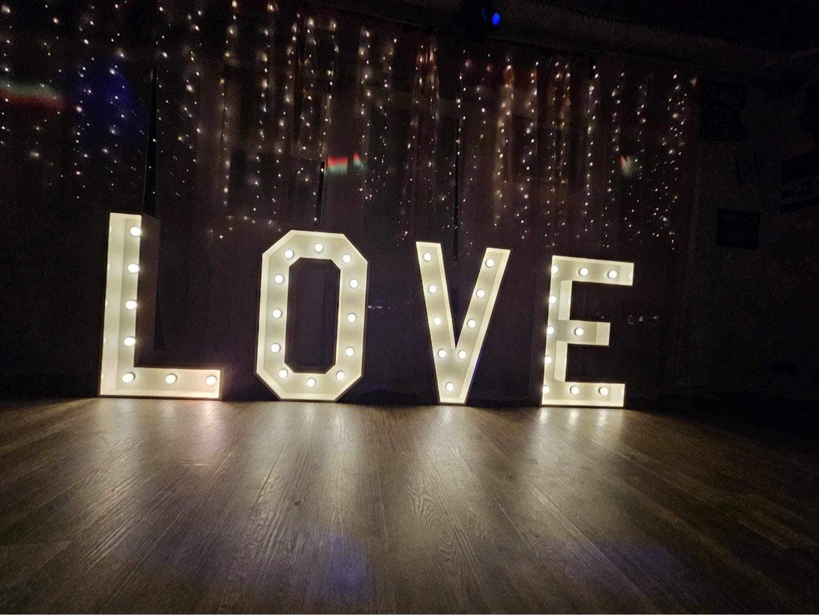 XXL Love lichtletters, Ophalen, Geboorte of Huwelijk