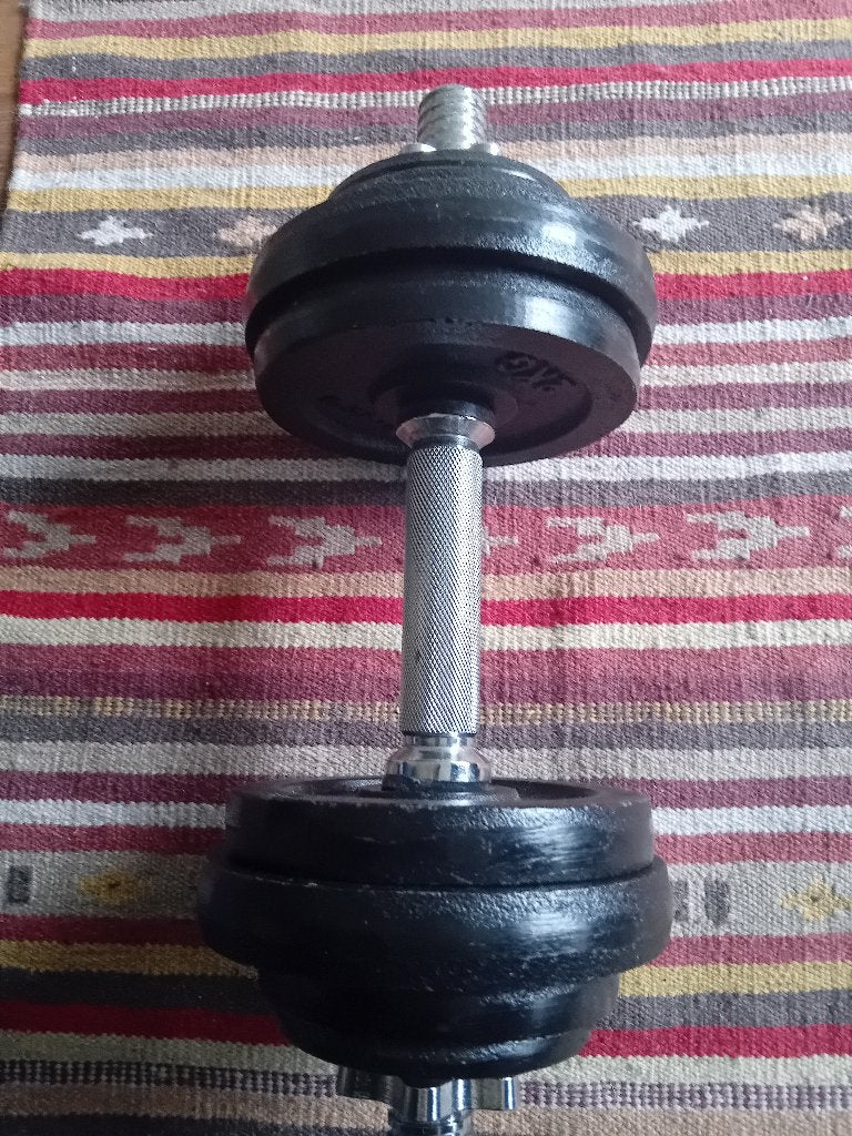 Verstelbare Dumbbell, Ophalen of Verzenden, Gebruikt, Benen, Dumbbell