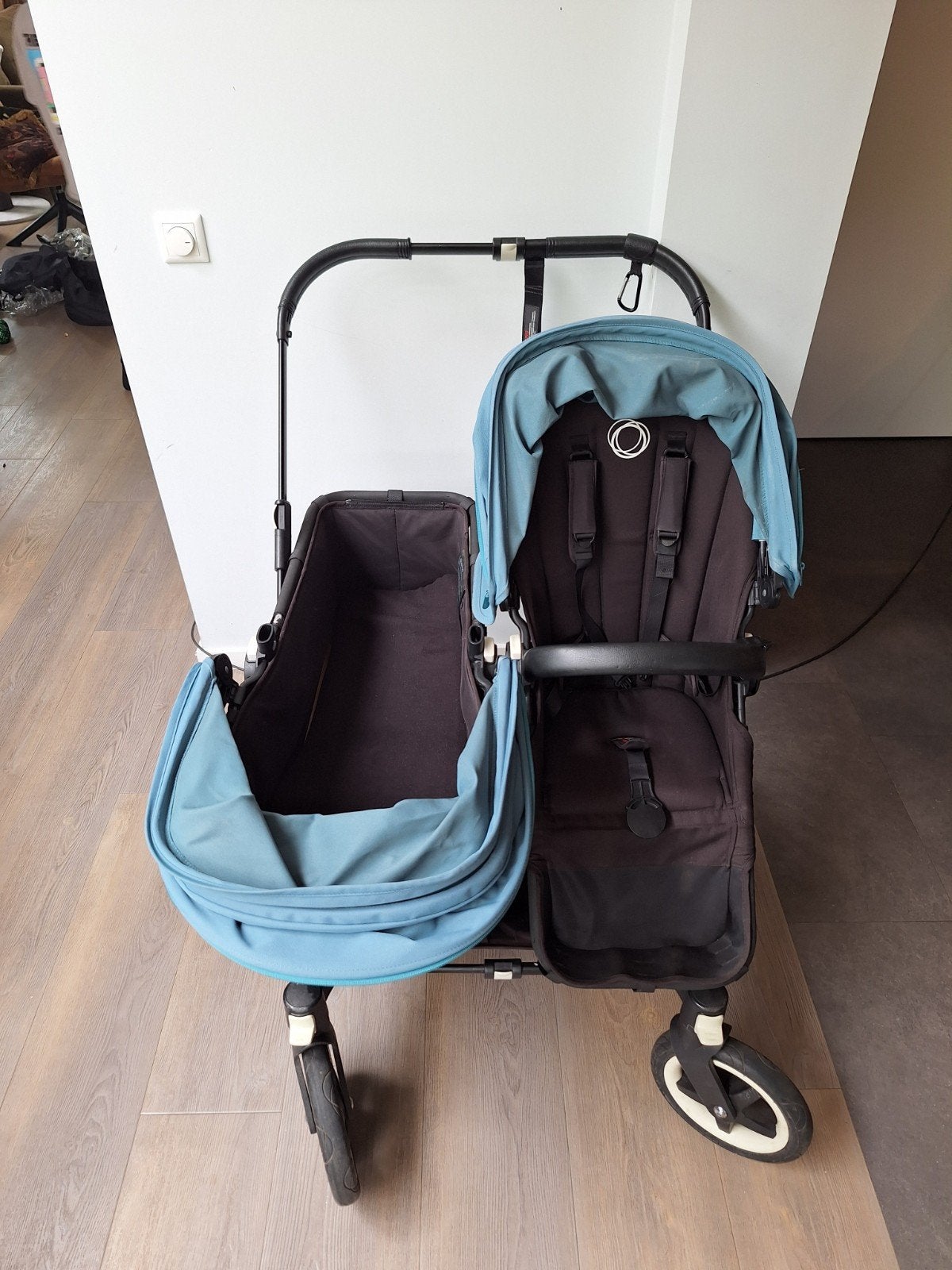 Bugaboo Donkey 2 Duo Twins kinderwagen, Ophalen, Gebruikt