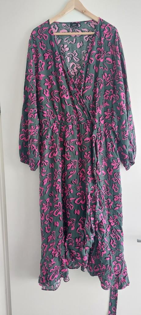 Zizzi jurk overslagjurk vaste overslag roezel xl 50 52, Zizzi, Ophalen of Verzenden, Gedragen, Jurk