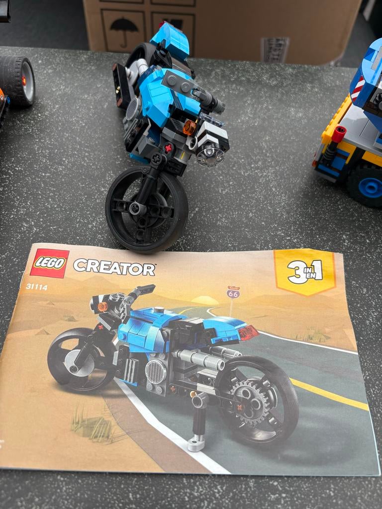 Lego Technic Motor - Creator 31114, Ophalen of Verzenden, Zo goed als nieuw, Complete set, Lego