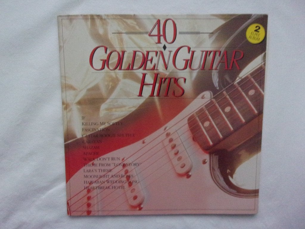 40 golden guitar hits LP, Gebruikt, Ophalen of Verzenden, Dubbel-LP, 12 inch