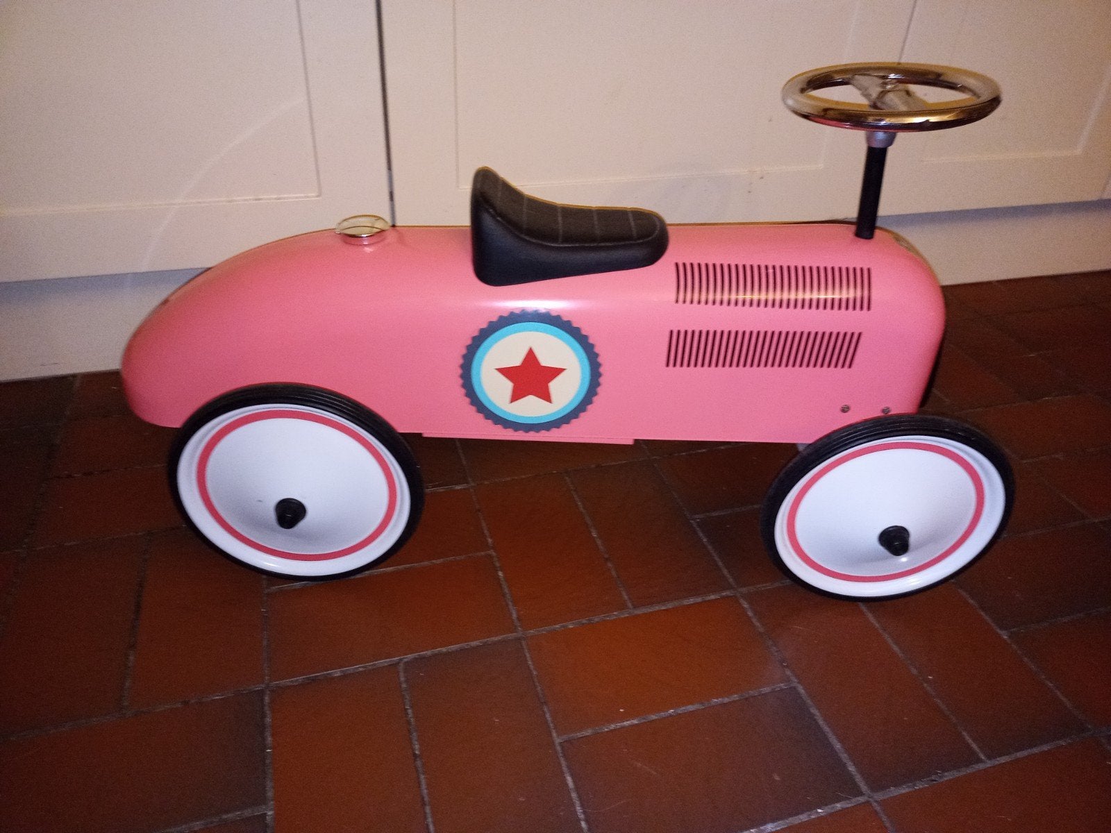 Vintage / retro loopauto in de kleur roze, Ophalen, Zo goed als nieuw