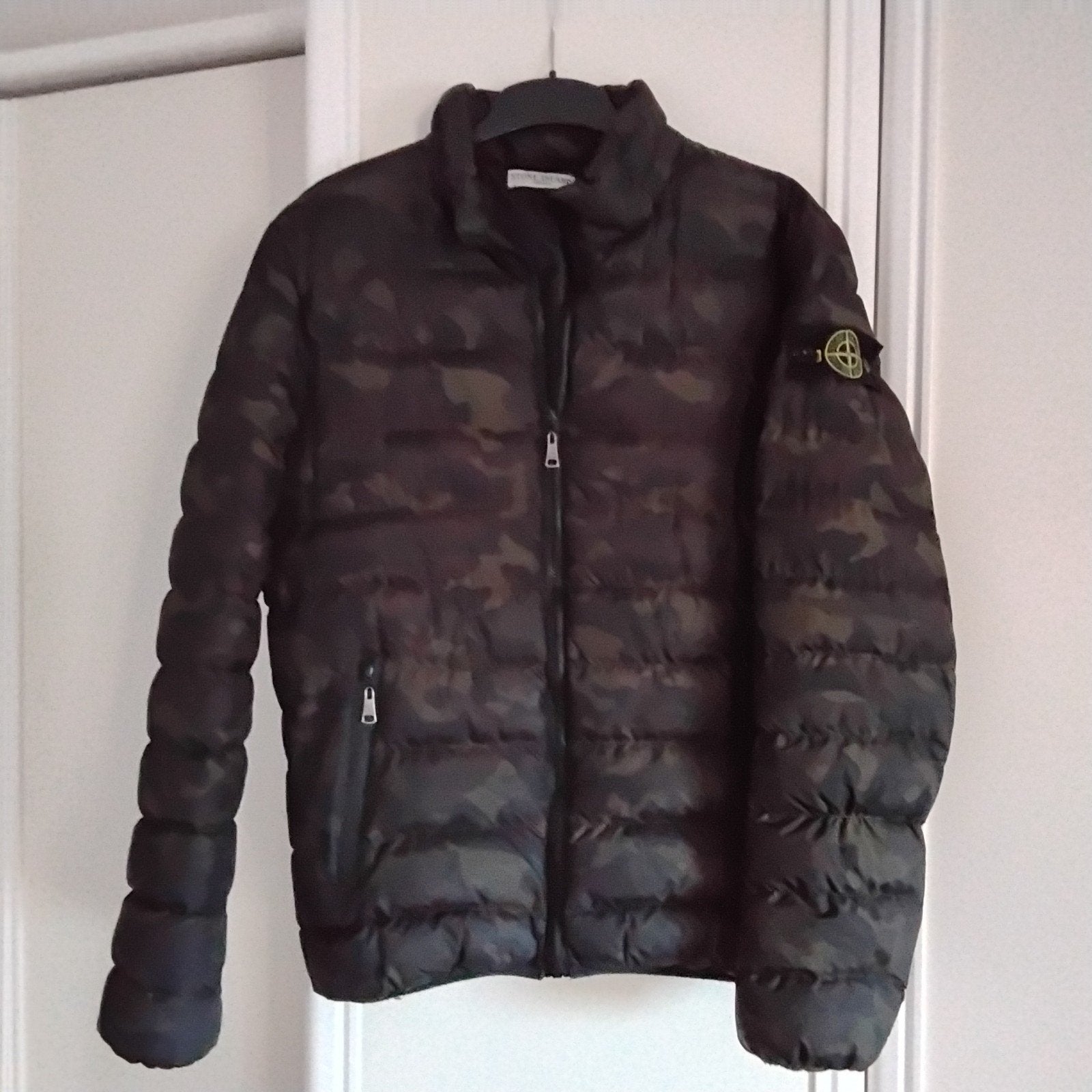 Winterjas Stone Island maat S in prima staat, Ophalen of Verzenden, Zo goed als nieuw, Maat 52/54 (L)