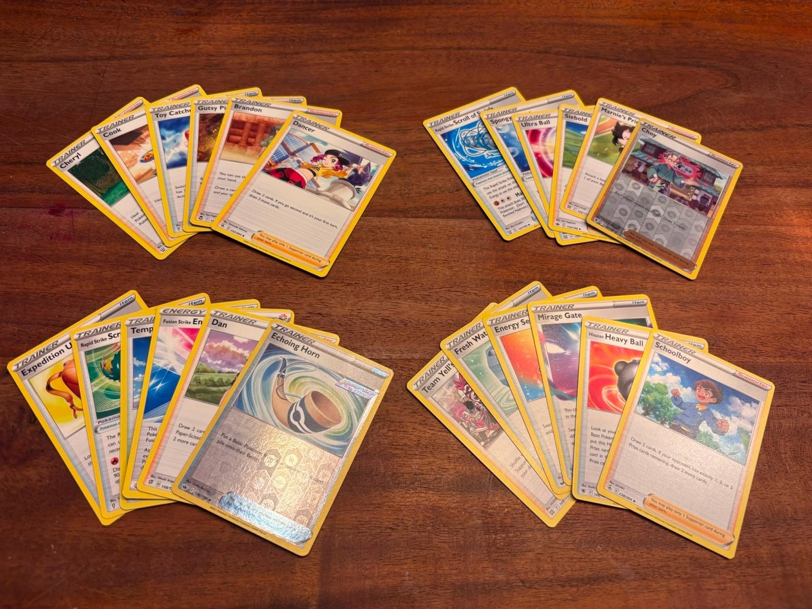 Pokémon Trainer Kaarten Collectie - Diverse Trainers, Ophalen of Verzenden, Gebruikt, Meerdere kaarten