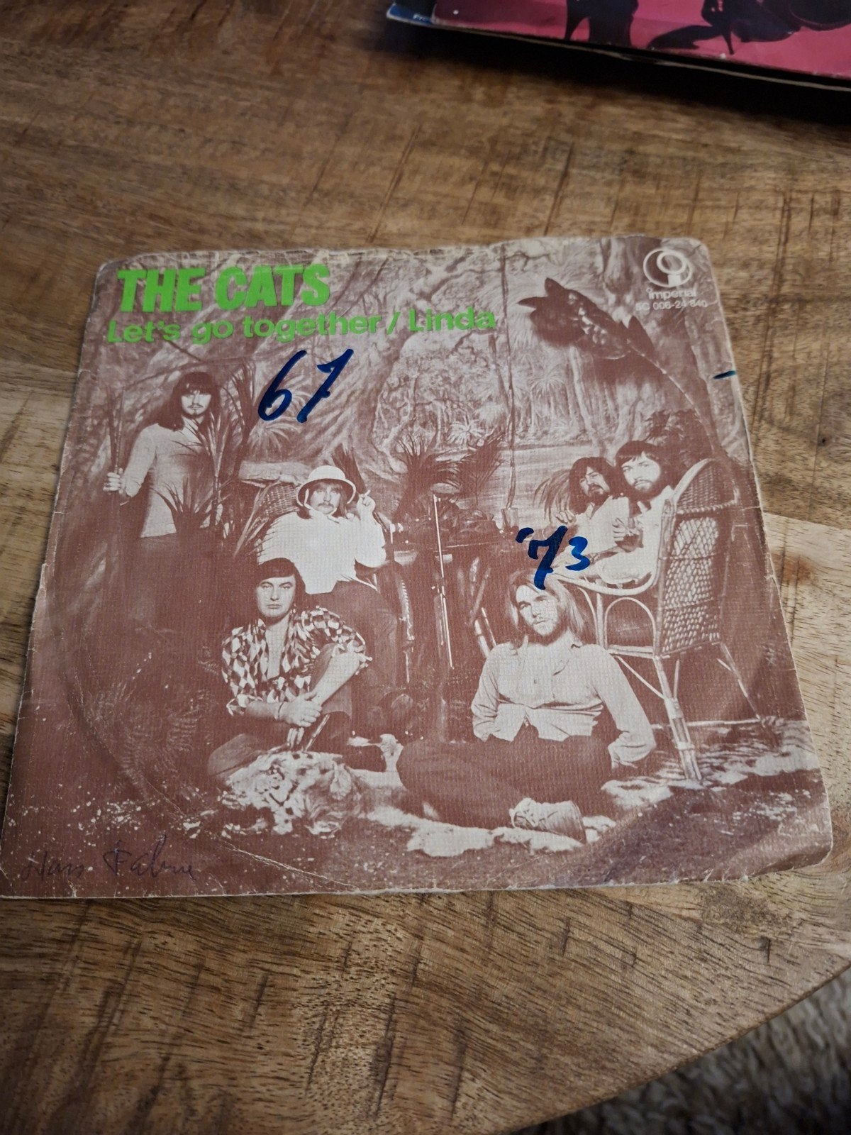 the cats  / let's go together, Ophalen of Verzenden, Gebruikt, Pop