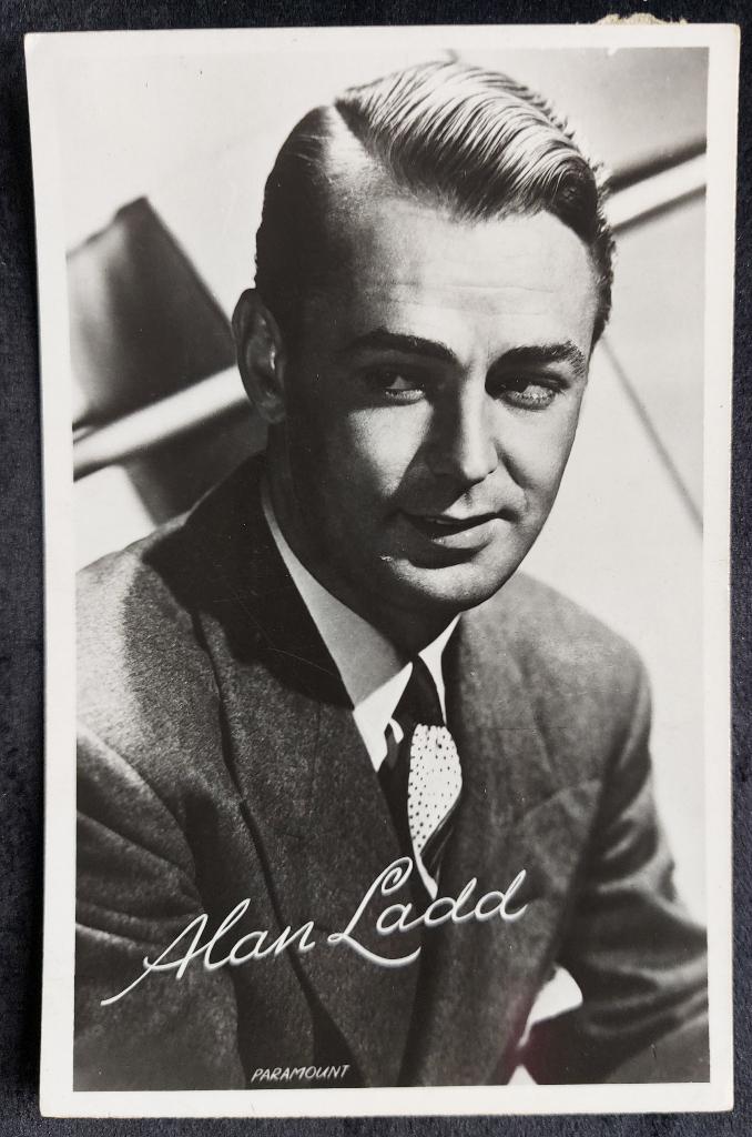 echte foto : Alan Ladd, Ophalen of Verzenden, 1940 tot 1960