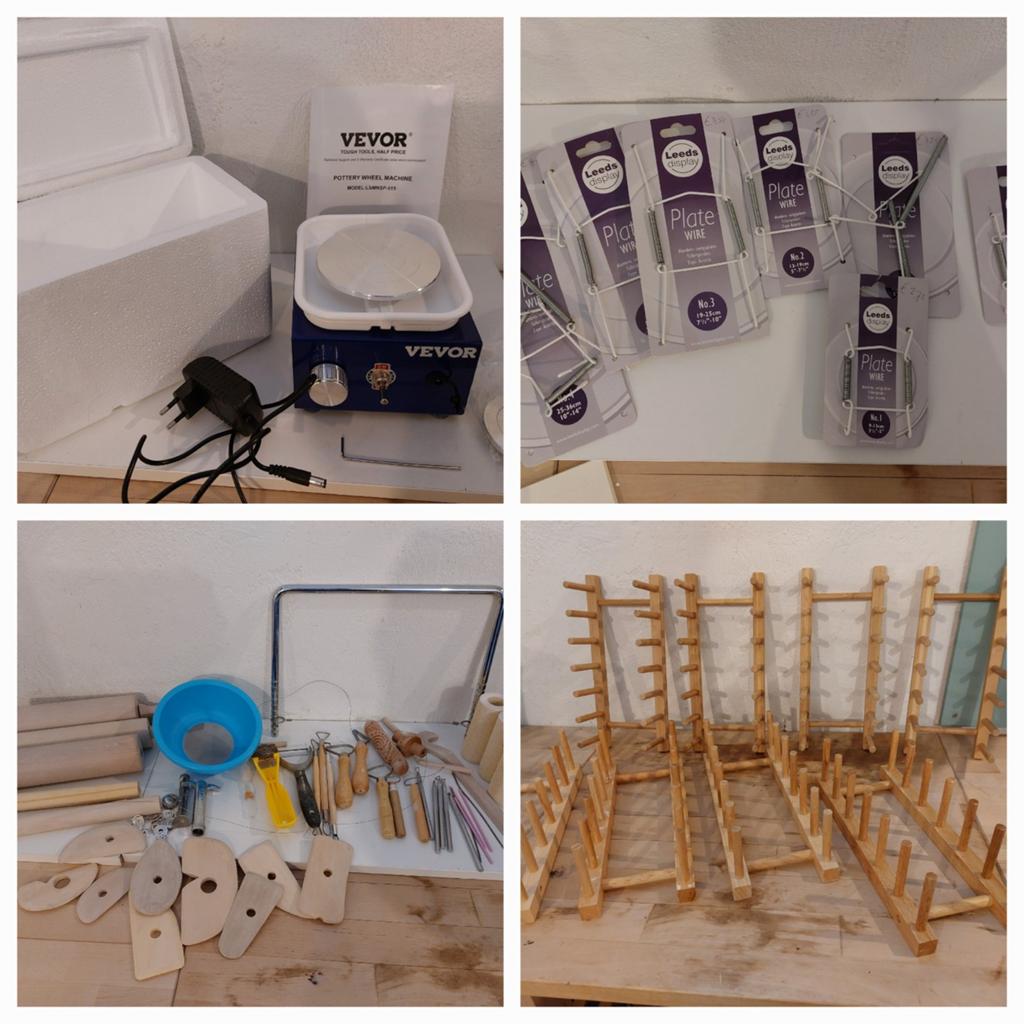 Set diverse pottenbak tools voor keramiek, Hobby en Vrije tijd, Pottenbakken, Ophalen, Gebruikt