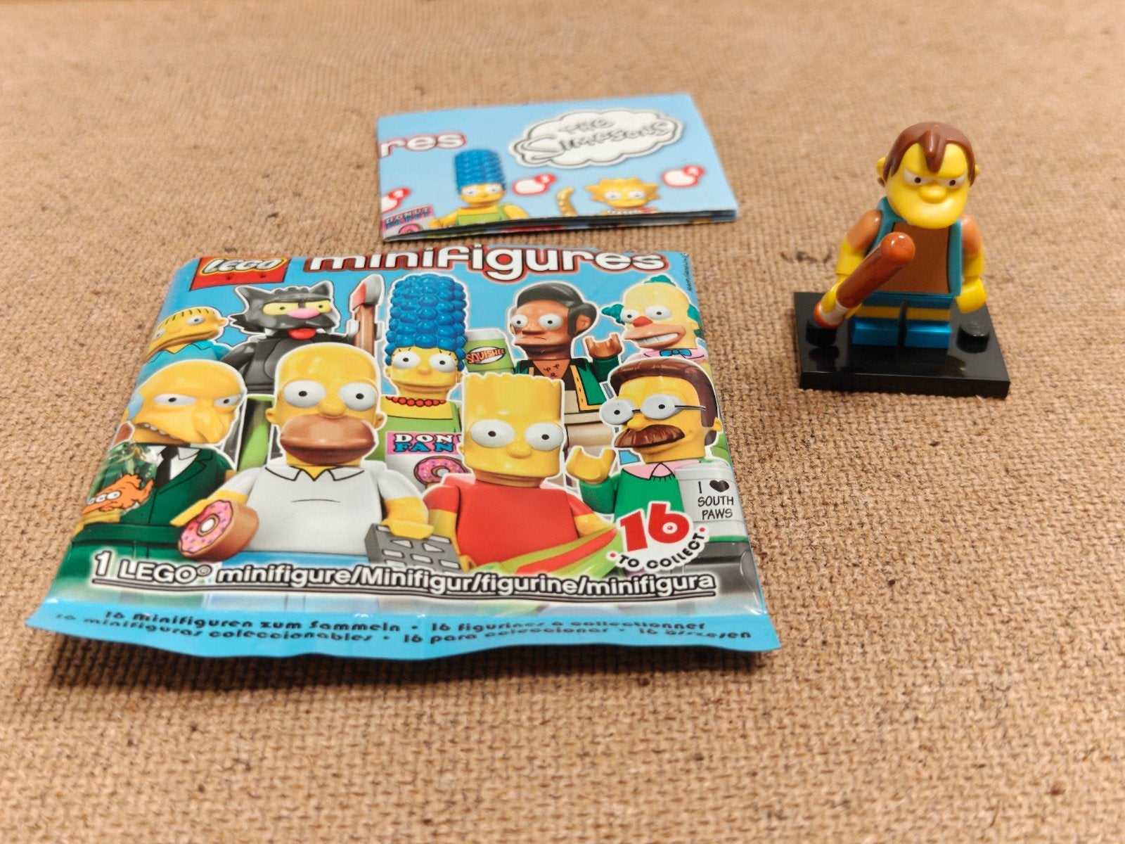 LEGO 71005 Simpsons Series 1 Minifigures Nelson Muntz, Ophalen of Verzenden, Zo goed als nieuw