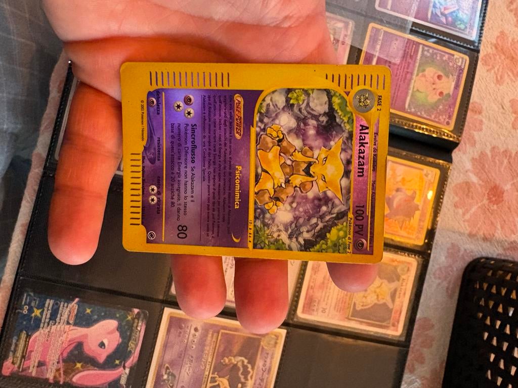 Alakazam expedtion reverse holo, Ophalen of Verzenden, Zo goed als nieuw, Meerdere kaarten, Foil